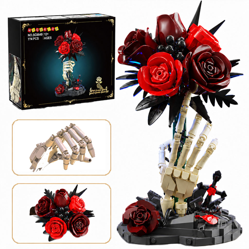 Gothic Skull Hand Bouquet Collection