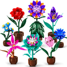 CUBIMANA Botanicals Fantasy Character Flowers Building Set