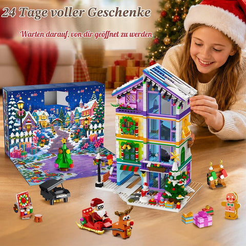 Advent Calendar 2026 Friends House Mini Building Toy with LED