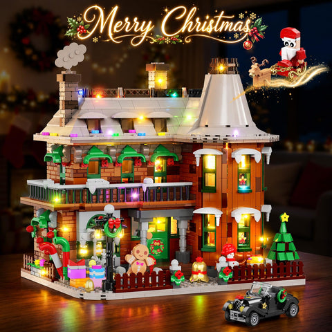 Advent Calendar 2026 Gingerbread House Building Sets with Lights