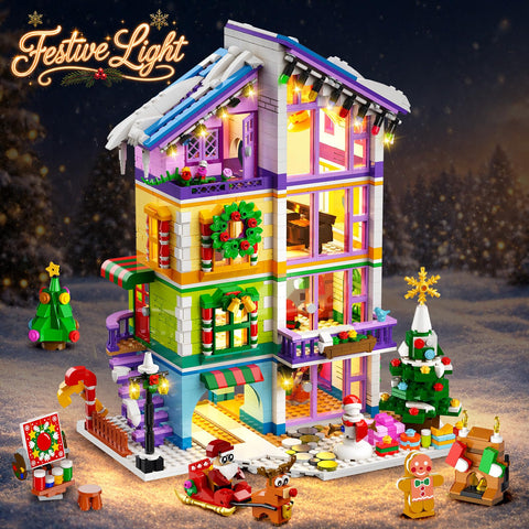Advent Calendar 2026 Friends House Mini Building Toy with LED