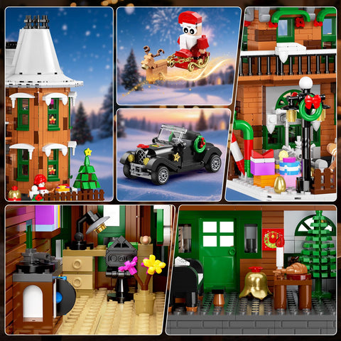 Advent Calendar 2026 Gingerbread House Building Sets with Lights