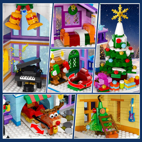 Advent Calendar 2026 Friends House Mini Building Toy with LED