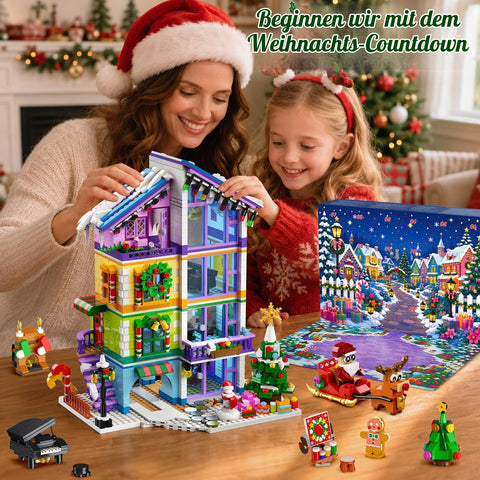 Advent Calendar 2026 Friends House Mini Building Toy with LED