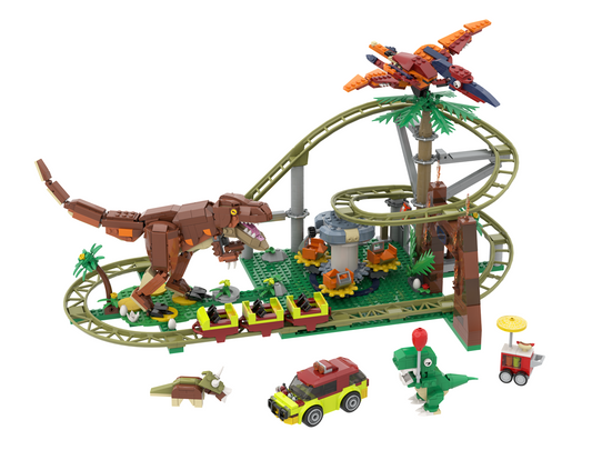 Hogokids Dinosaur building track for boys and girls