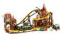 Western Roller Coaster Building Set, Rollercoaster Building Toy with Mine Train, Lifting Chain Drive, Carriage, 1270PCS Mining Coaster Model Playset Gift for Adults Teens Kids Boys Girls 10-12+