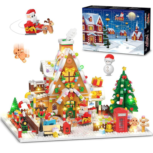 Gingerbread House 24-Box Countdown Set