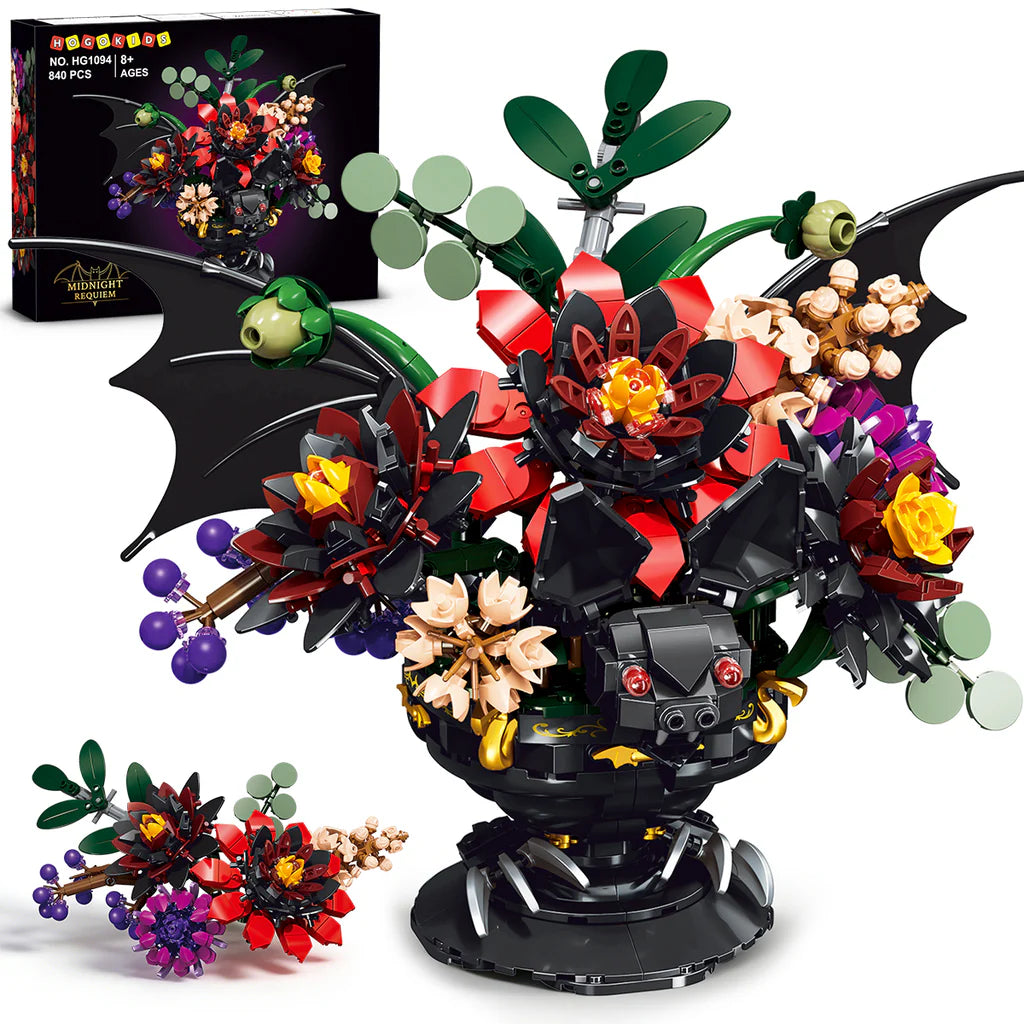 Hogokidstoys Gothic Blooming Bat Flower Collection