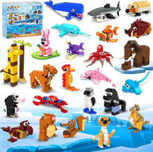 24 Pack Easter Basket Fillers Party Favors for Kids – 1000 PCS Mini Animals Building Block Toy Set for Easter Goodie Bag Stuffers Classroom Prizes Birthday Easter Gifts for Kids 6+