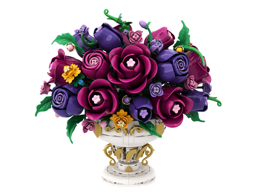 Purple Rose Bouquet