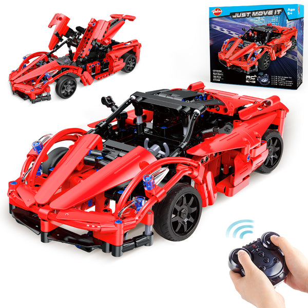 Remote Control Cars Engineering Building Bricks Roadster Kits Racer Toy Racing Car Building Blocks Best Gifts for Kids Age 6 7 8 9+