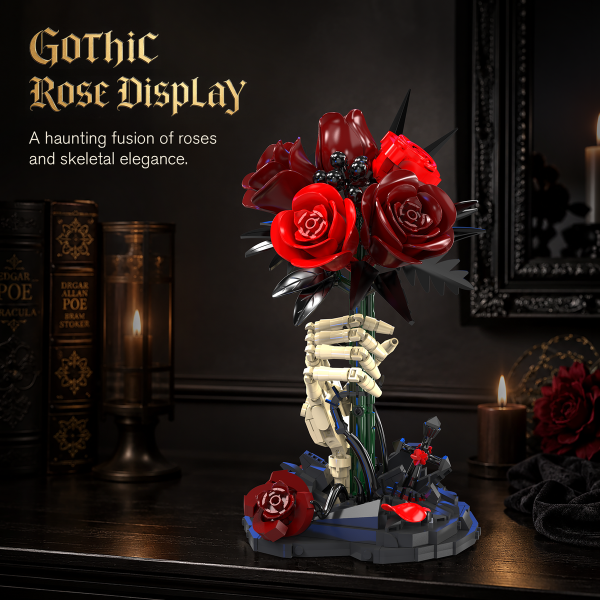 Gothic Skull Hand Bouquet Collection
