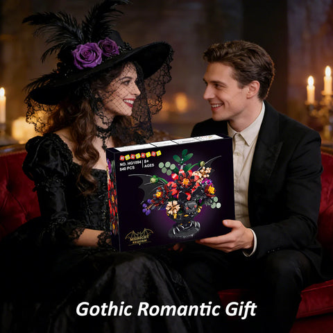 Hogokidstoys Gothic Blooming Bat Flower Collection