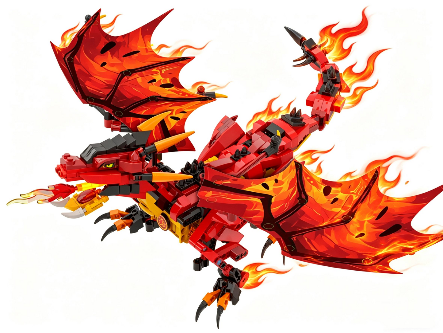 Remote-controlled fire dragon