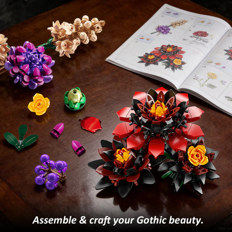 Hogokidstoys Gothic Blooming Bat Flower Collection