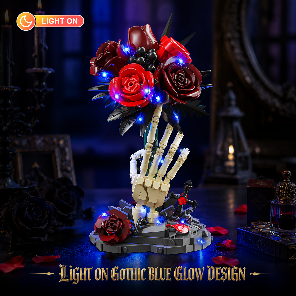 Gothic Skull Hand Bouquet Collection