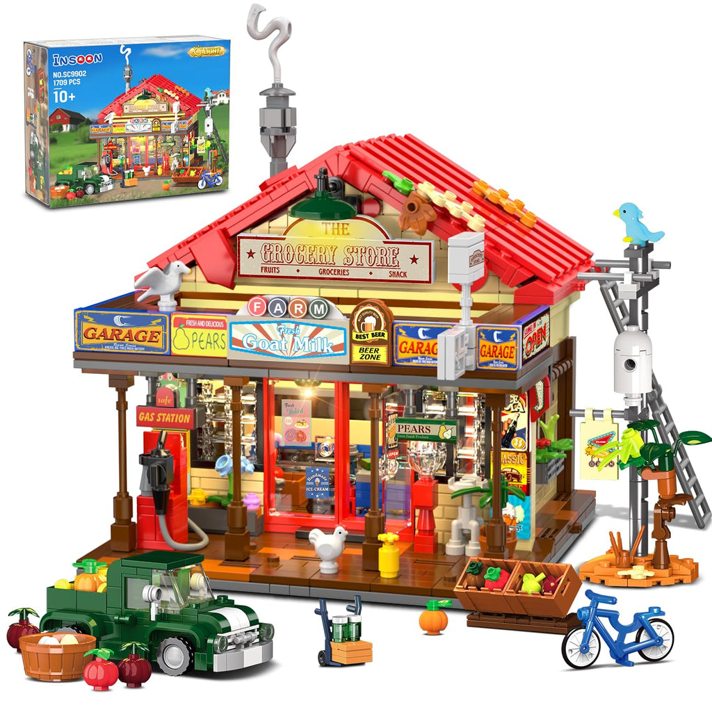 INSOON Country General Store Building Set with Lights