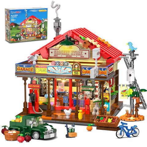 INSOON Country General Store Building Set with Lights