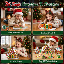 INSOON Advent Calendar 2026 Gingerbread House Mini Building Set with Lights