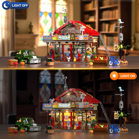 INSOON Country General Store Building Set with Lights
