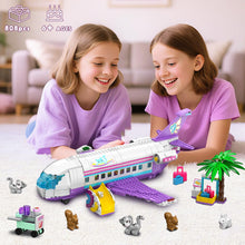 HOGOKIDS 3-in-1 Friends Airplane Building Toy Set - 808PCS，Age 8-12+