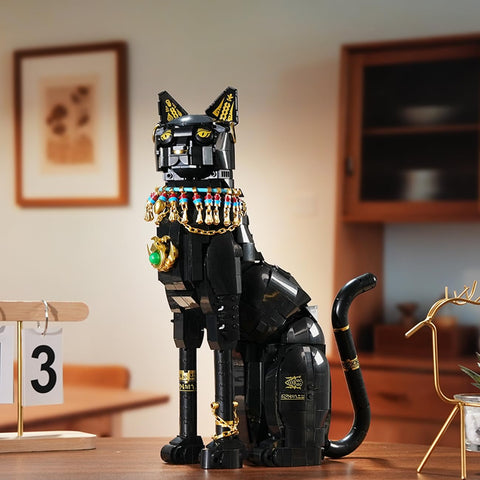 CUBIMANA Egyptian Pharaoh Cat Building Set，10+ (1274PCS)