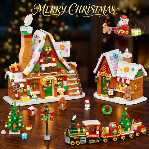 INSOON Advent Calendar 2026 Gingerbread House Mini Building Set with Lights