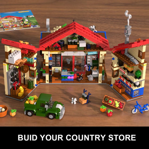 INSOON Country General Store Building Set with Lights