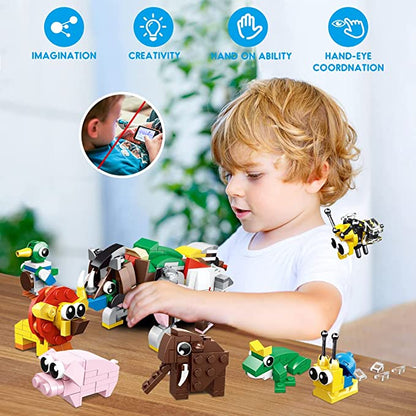 HOGOKIDS 867PCS Animals Building Blocks Sets for Kids, Boys & Girls Friends
